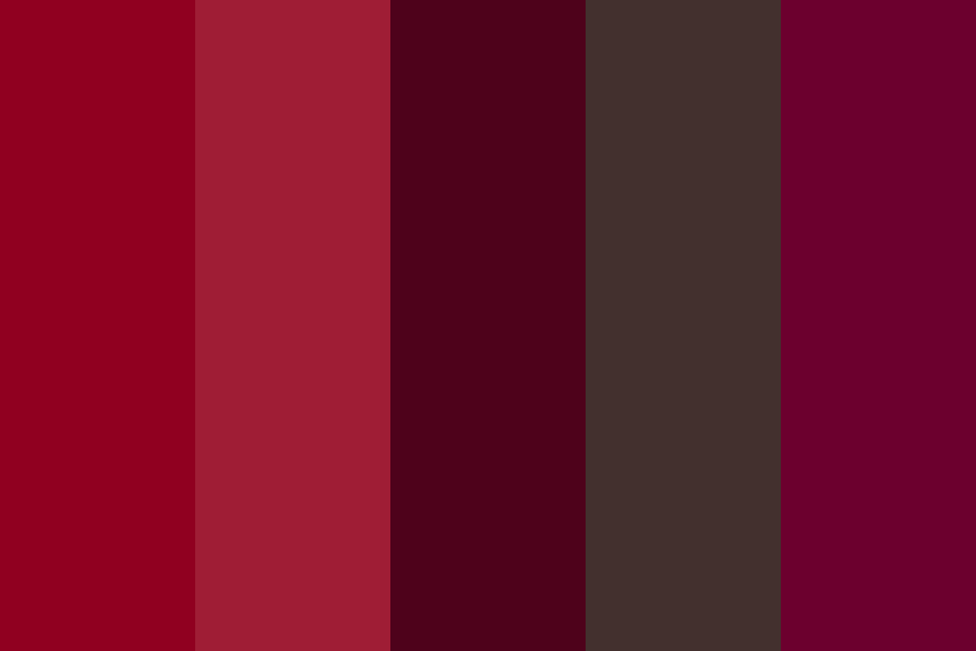 Boring Bordeaux color palette