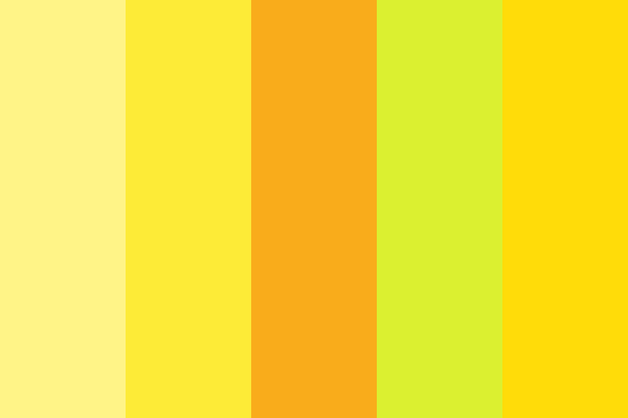 yellow aesthetic Color Palette