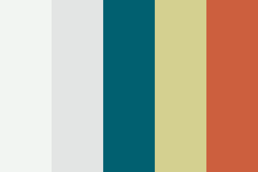From Ocean to Desert color palette