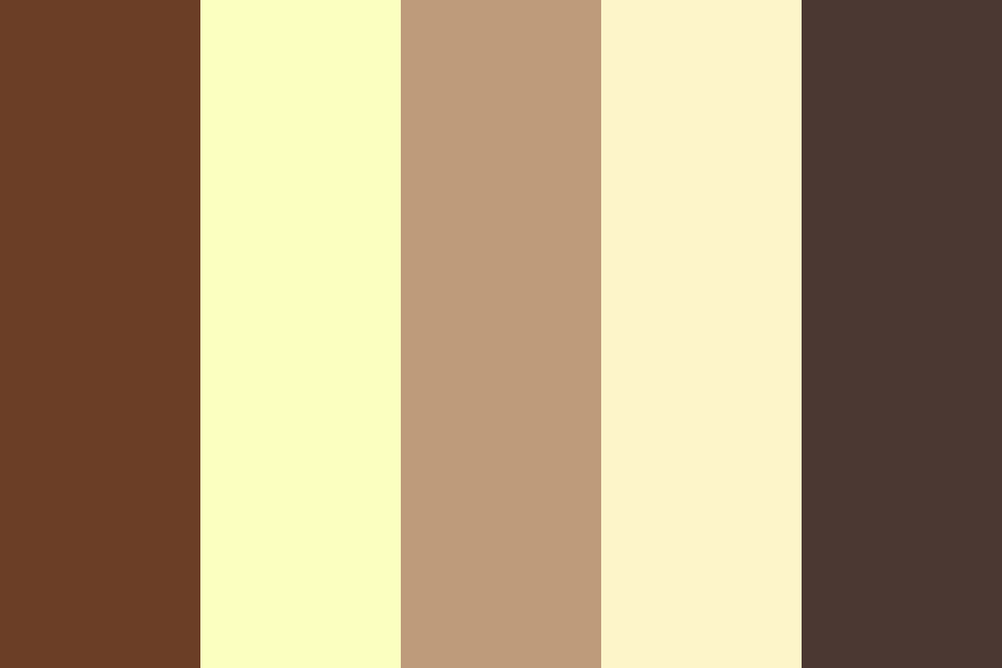 Brown and Cream Color Palette