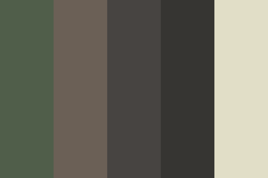 Bat Eared Fox color palette