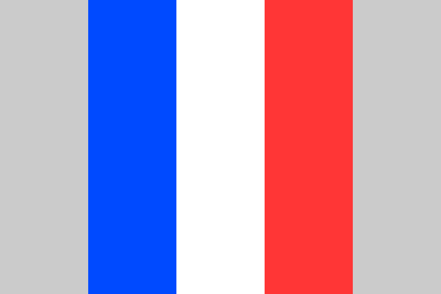 Le drapeau francais Color Palette