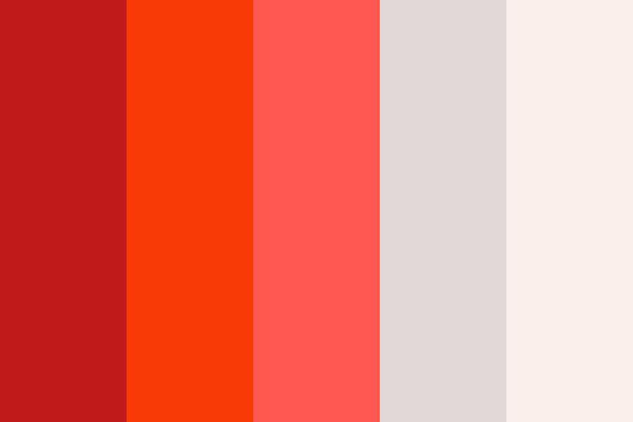 Fiery Angel color palette