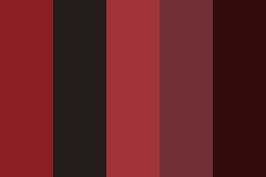 dark cherry red color