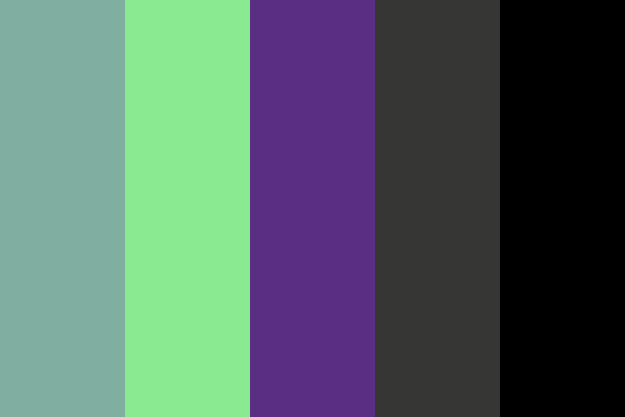 18+ Purple Green Color Palette