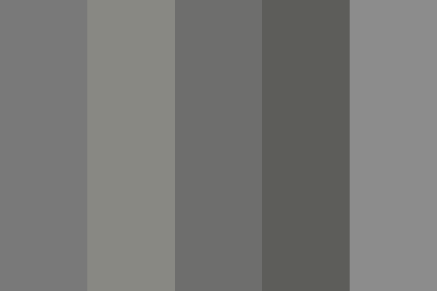 Grays color palette