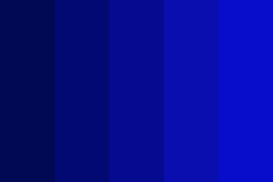 Royal Blues color palette