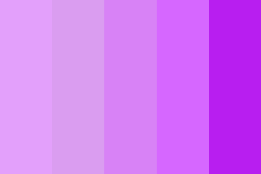 Lavender Color Chart