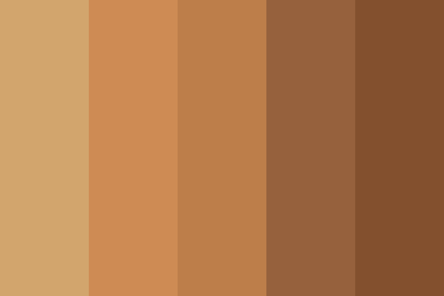 Beautiful Brown color palette
