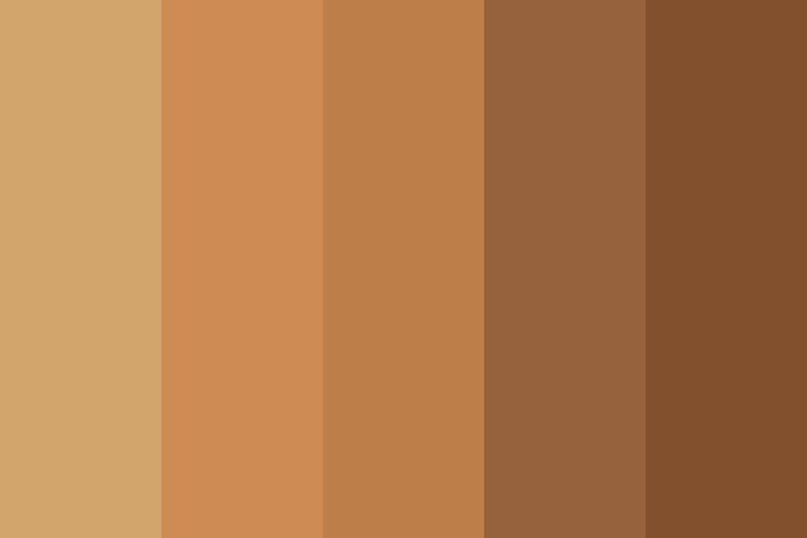 Shades of Brown- Color Palette