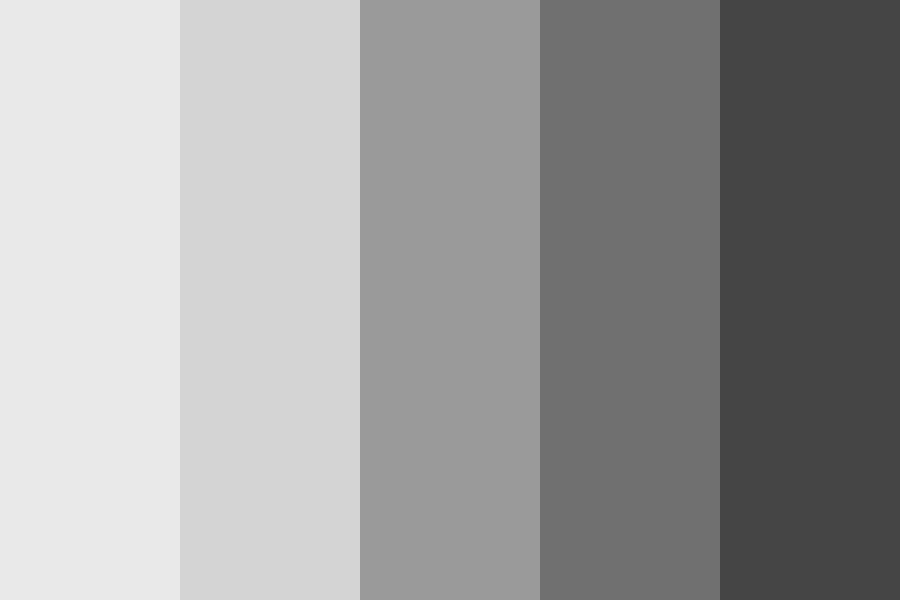 Gray Gradient color palette