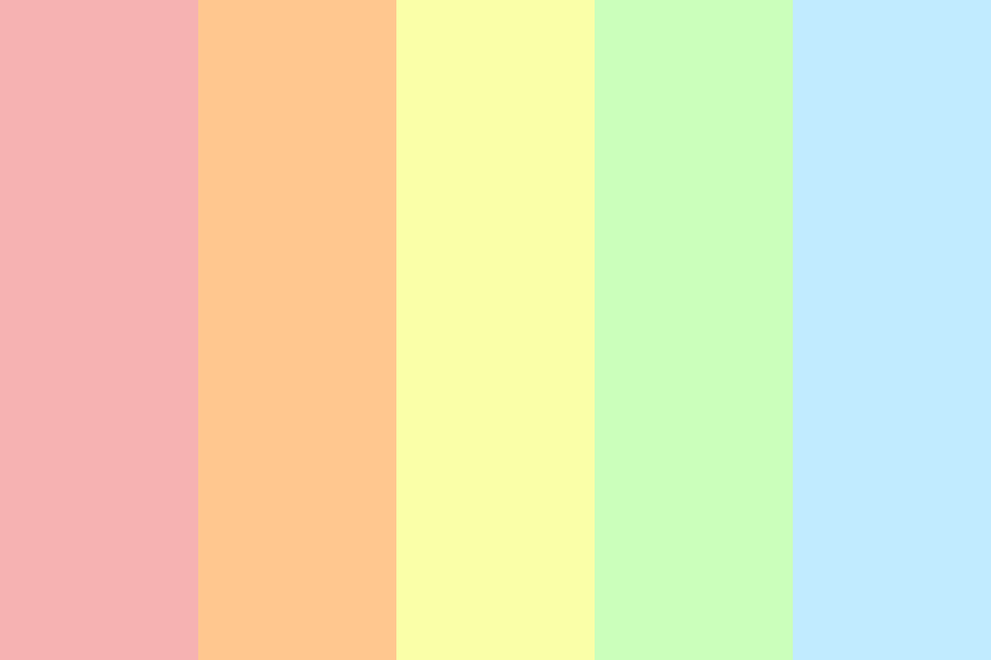 Rainbow - Pastel Edition Color Palette