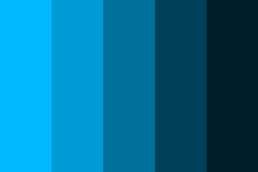 Web Blue color palette