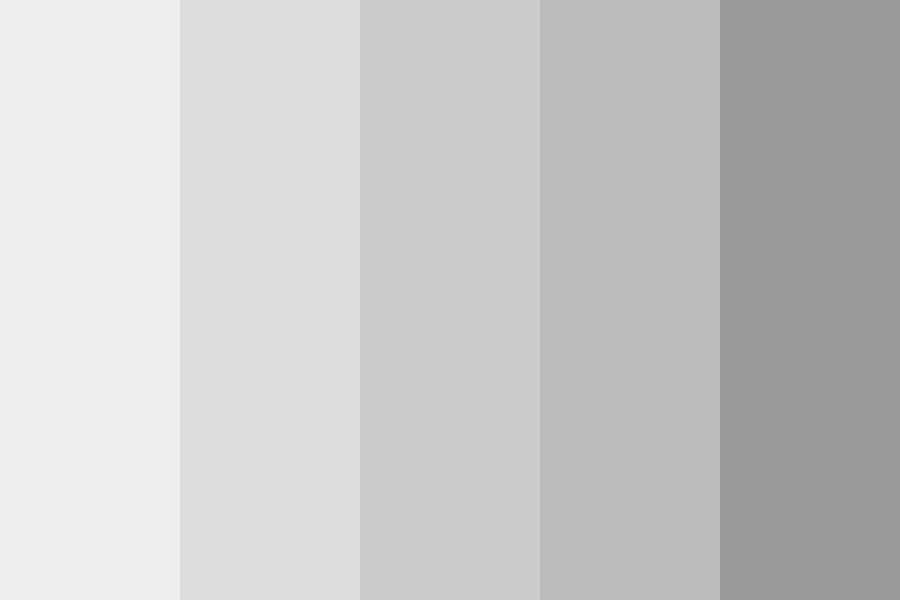 Web Gray color palette