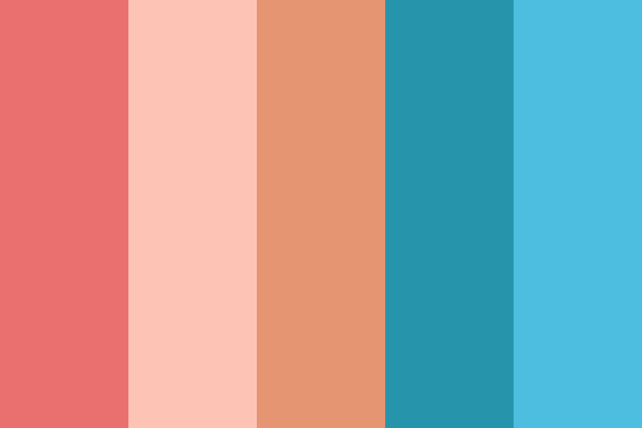 Ocean Coral Color Palette color palette