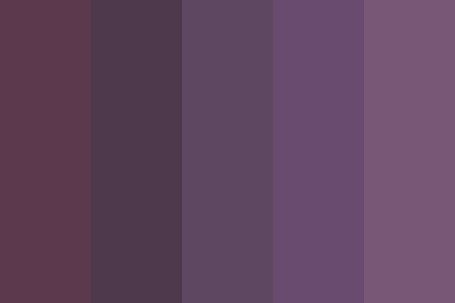 Purple Lipstick color palette