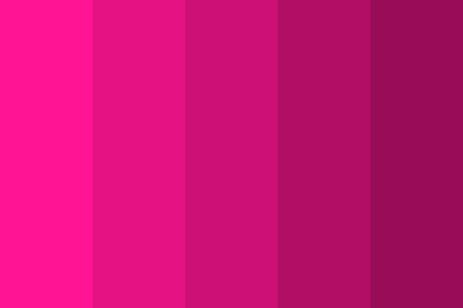 Deep Pink Gradient Color Palette