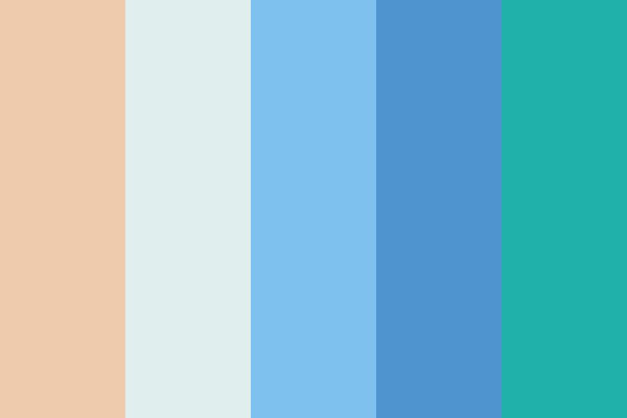 Ocean Tides color palette