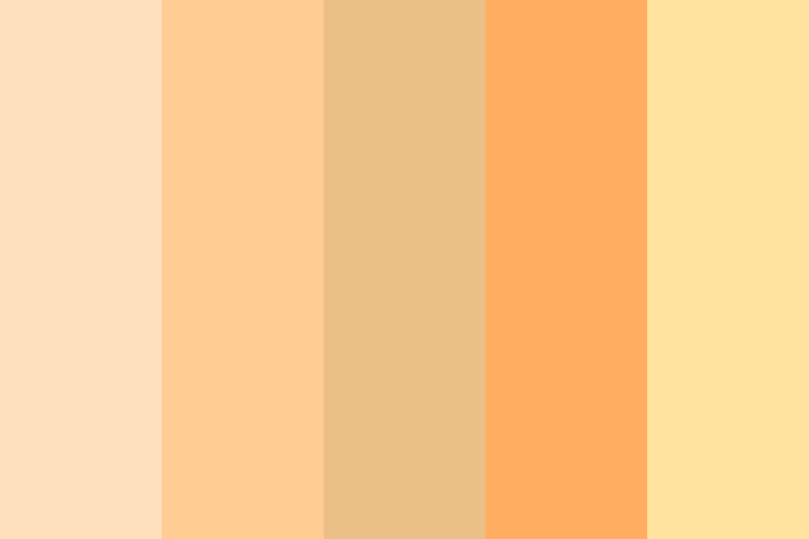 Caucasian Skin Tone color palette