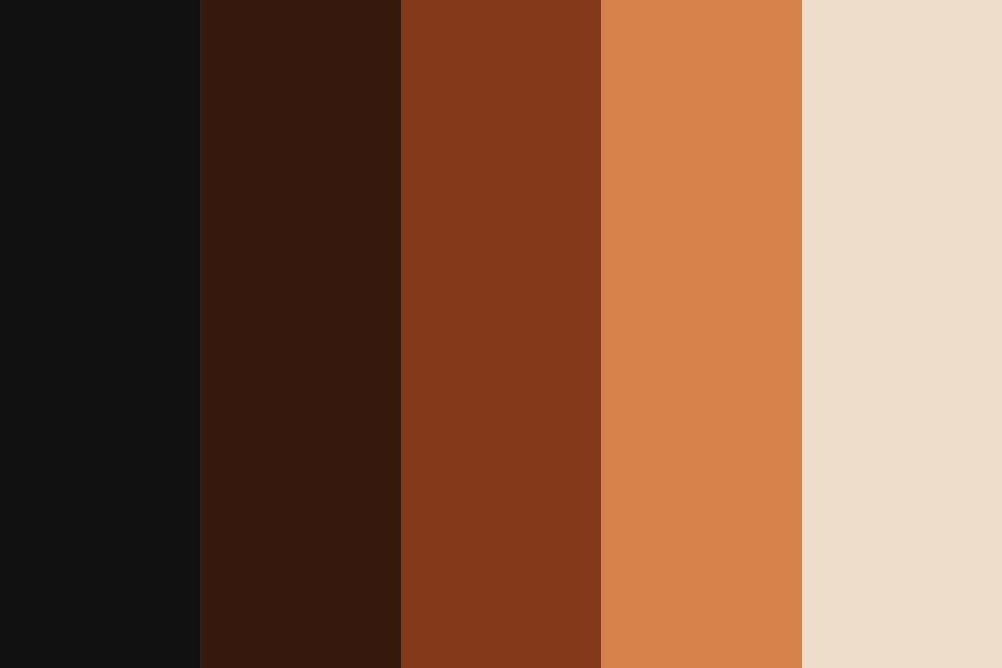 Colonial cricket Mange Black Brown Red Fawn White Color Palette