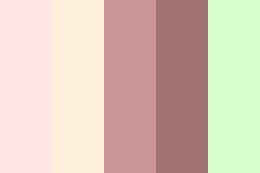 Pastel Peach Color Palette