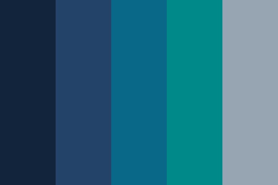 Blue And Gray Color Palette