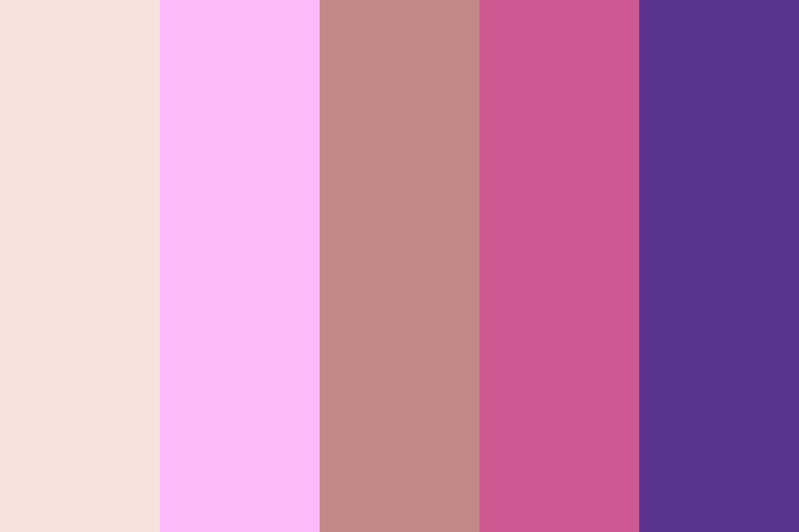 Bubblegum Makeup color palette