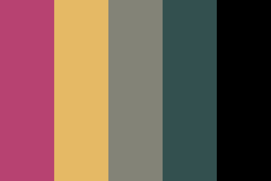 Muted Chaos color palette
