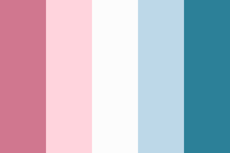 Pink blue CL Color Palette