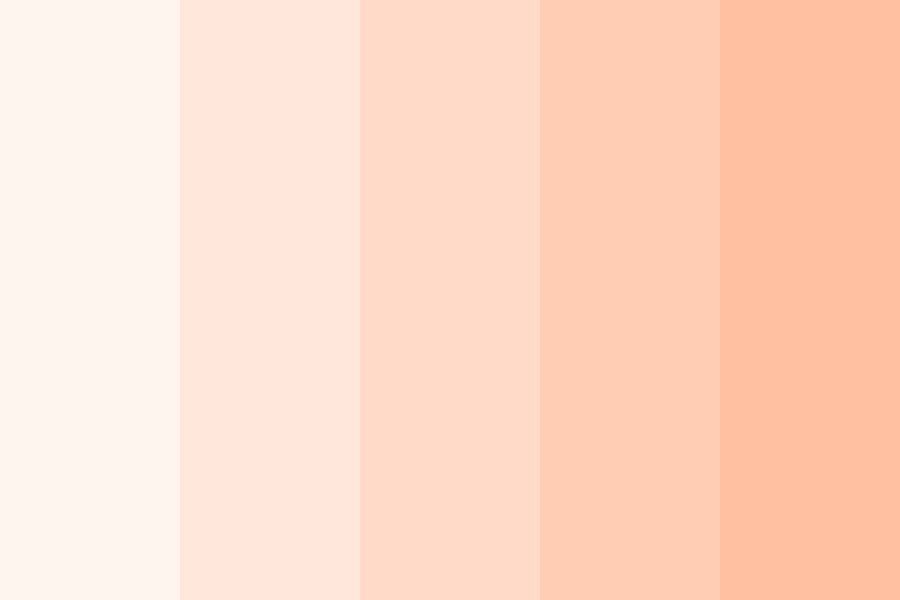 First Peach color palette
