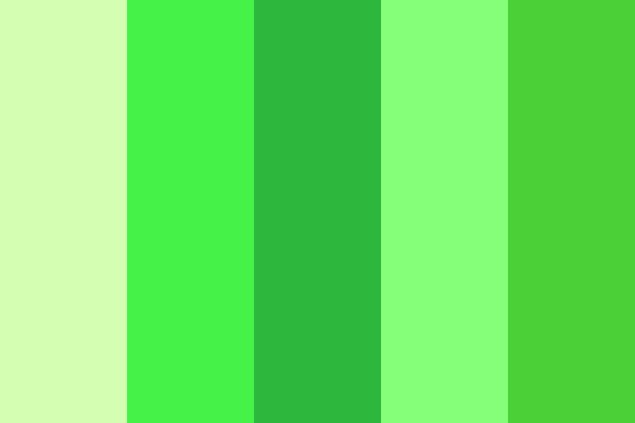 Green Plants Color Palette