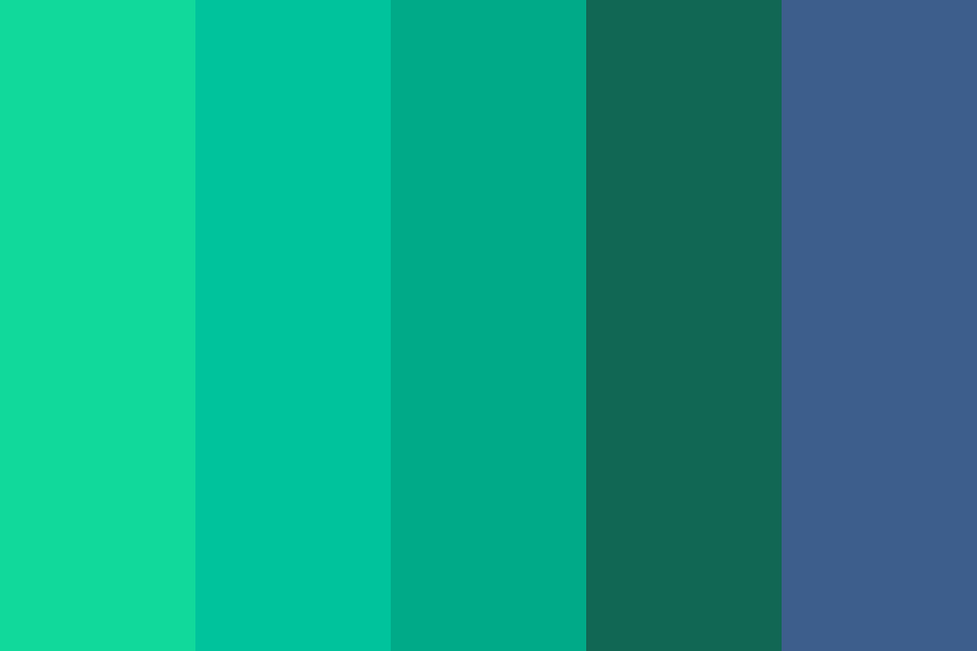 Green To Blue Ui Colors Color Palette