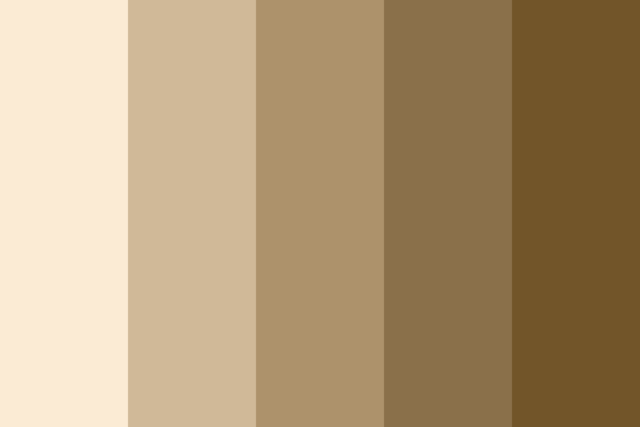 Blog Brown color palette