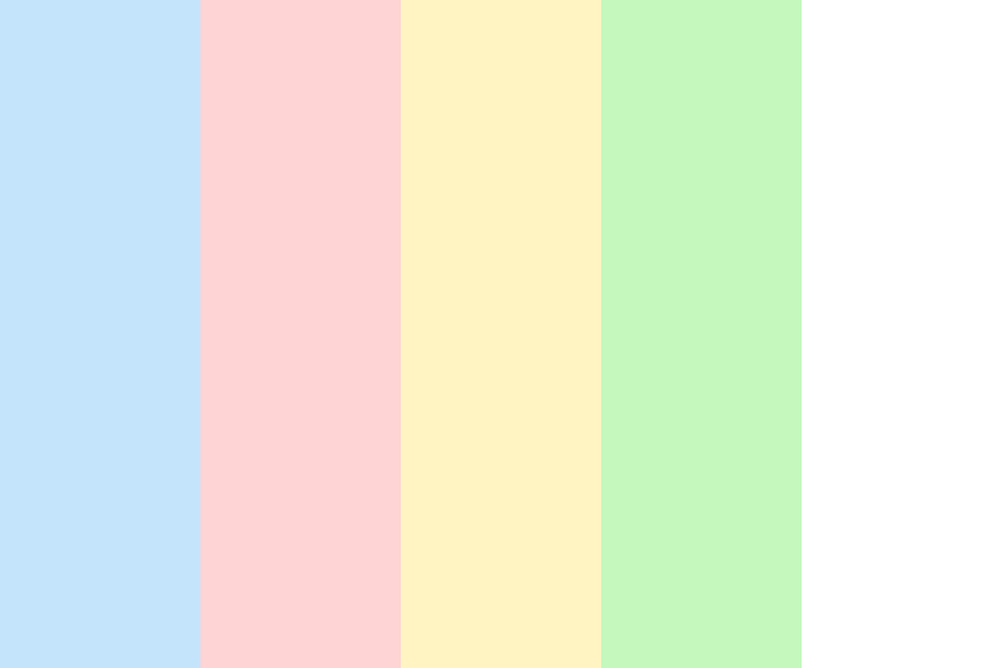 Xtra Light Google Pastels Color Palette