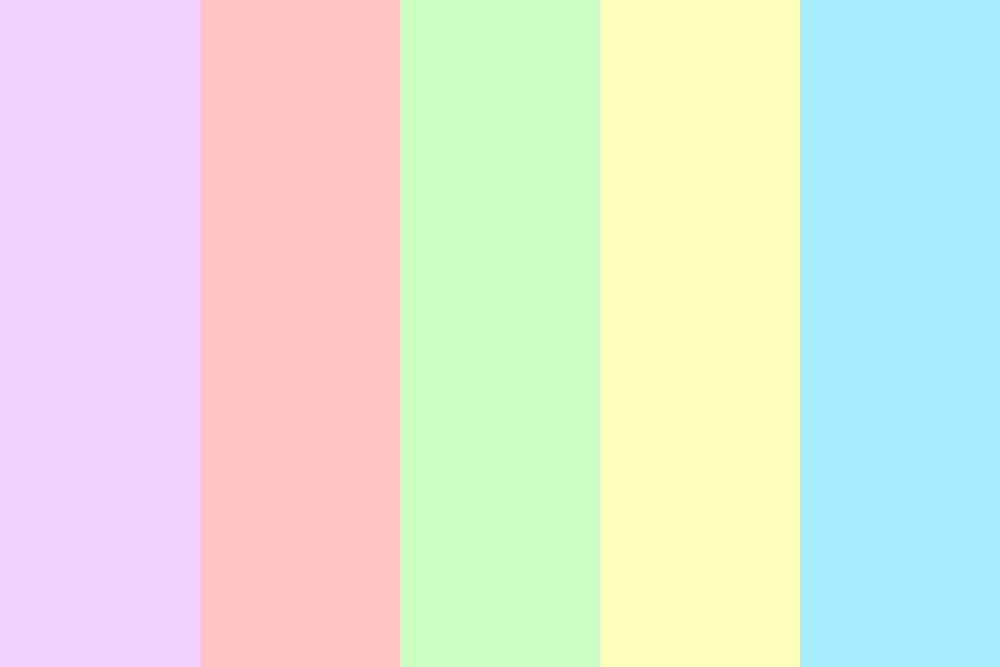 Extremely Pastel color palette