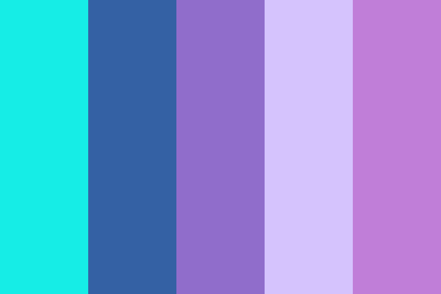 Blue And Purple Color Wheel