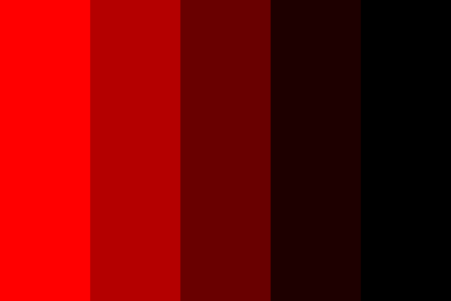 PNG Image of true red-black Color Palette.