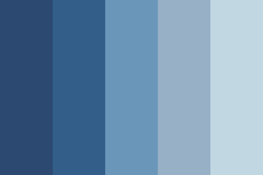 In The Blue Color Palette