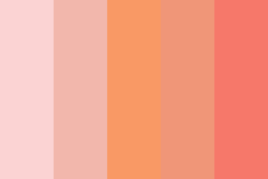 Pink Peach Color Palette