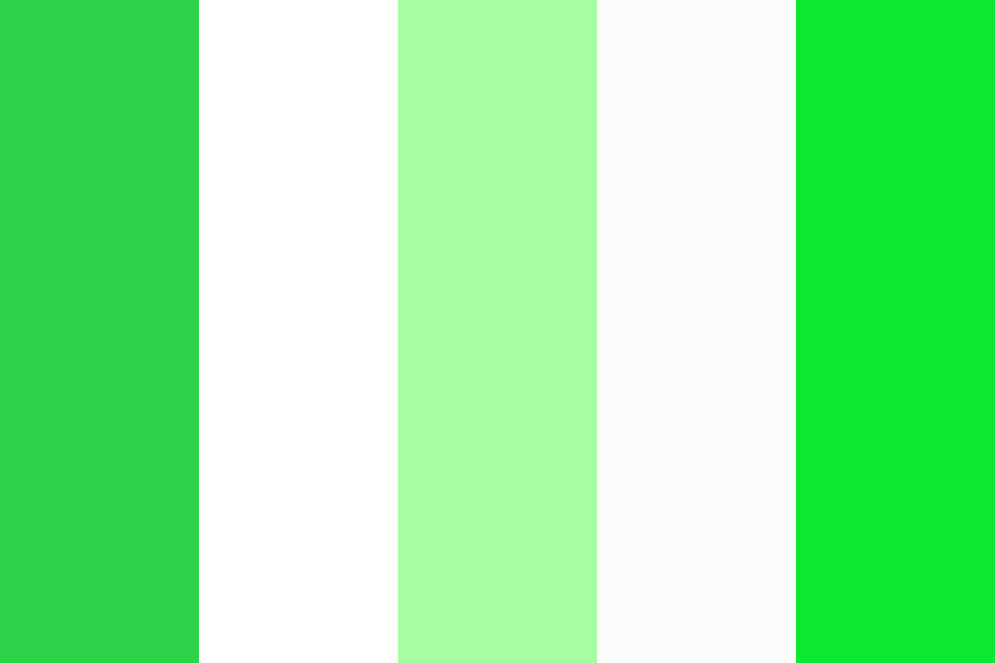 groene vector color palette