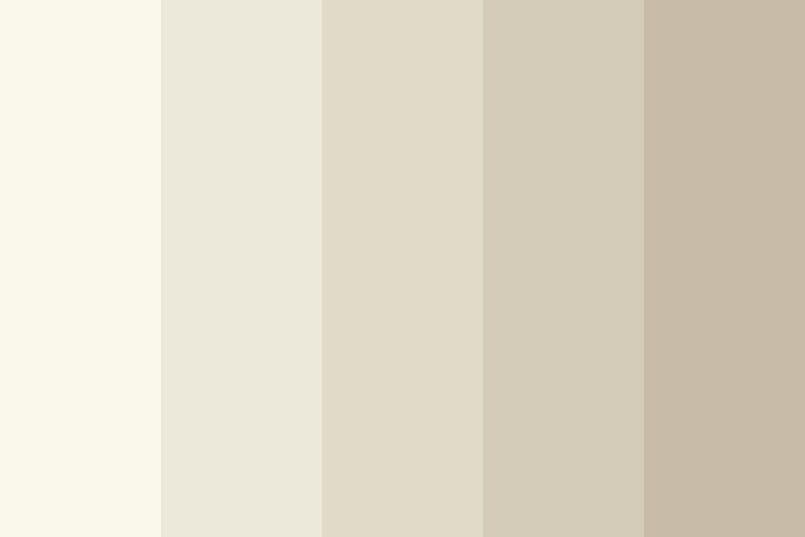 Coffee Cream color palette