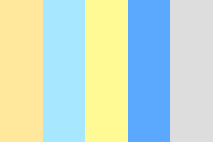 Yellow Blue Color Palette