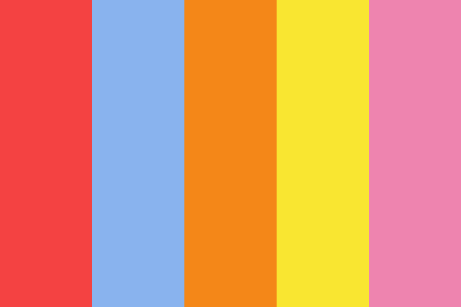 Sweet RR text colors color palette
