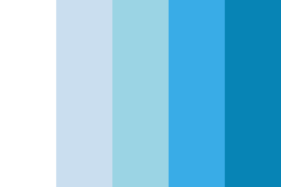 Light Blue Theme Color Palette