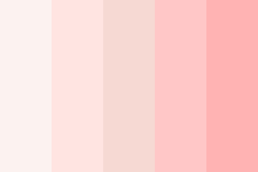 milky strawberries color palette