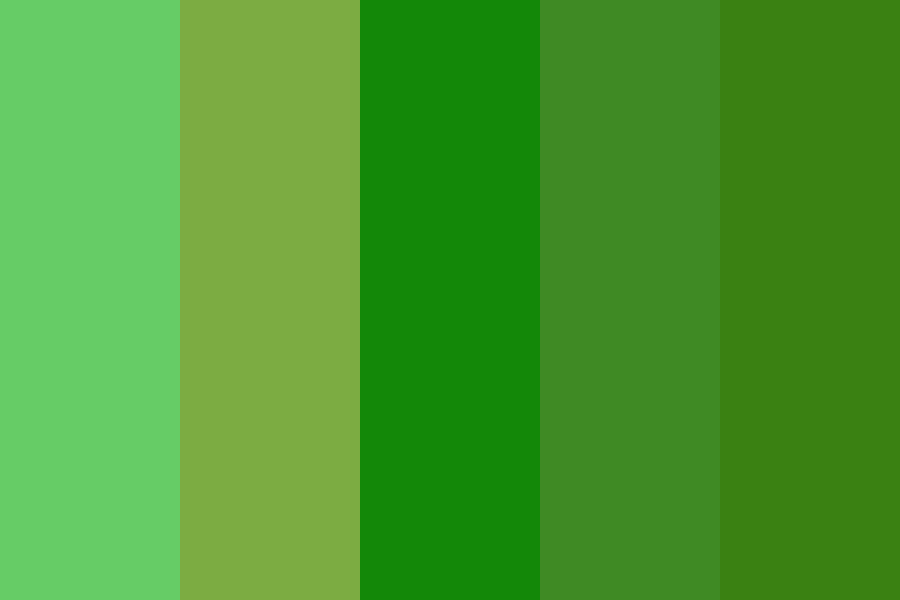 Greens for website banner color palette