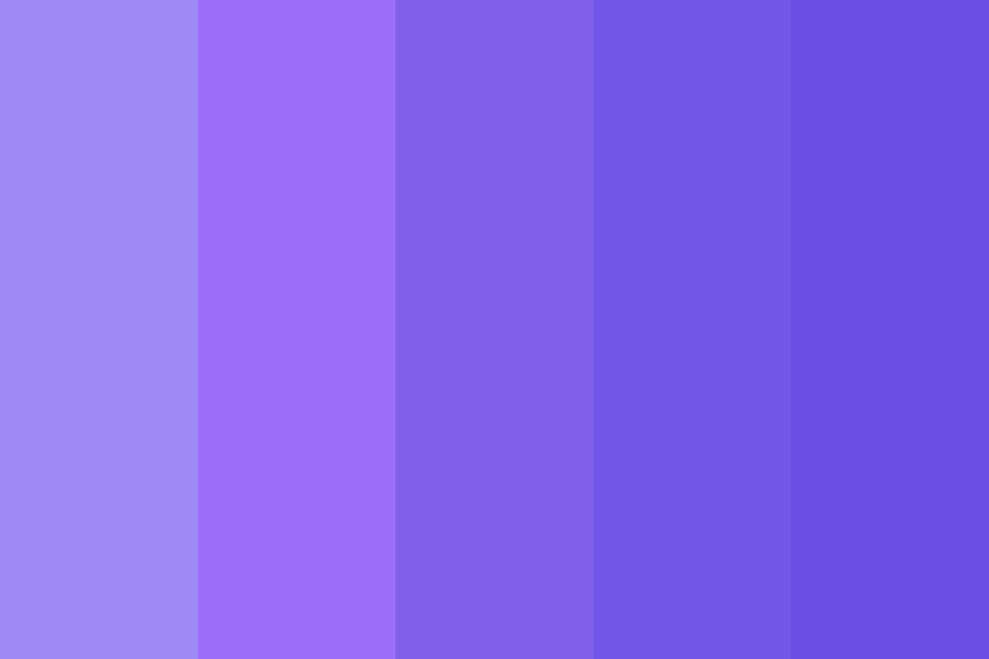 purple neon rain Color Palette