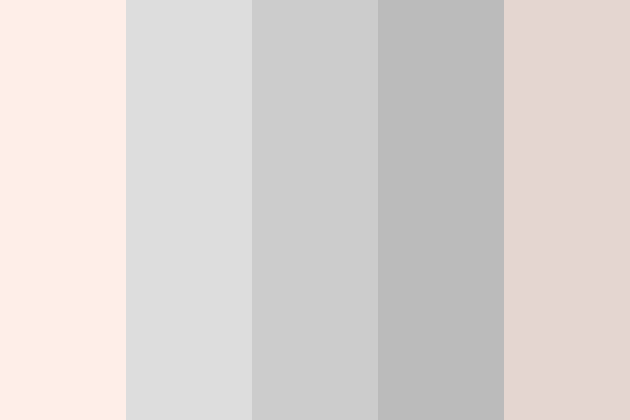 Kina læser Ansigt opad light-light-rose & grey Color Palette