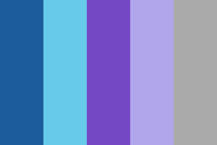 Blue to Violet Hair Melt Color - wide 4