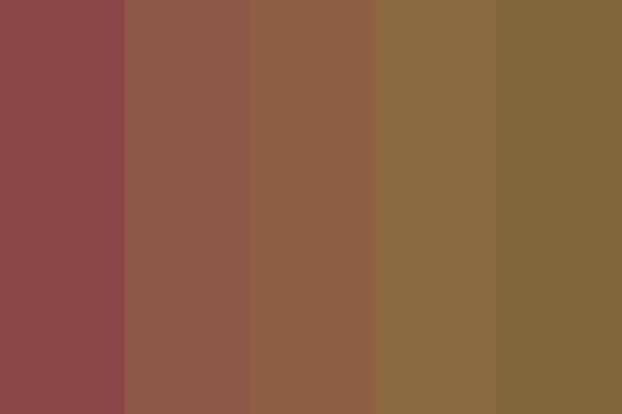 Dusty Autumn color palette
